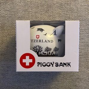 Swiss piggy bank BNWT